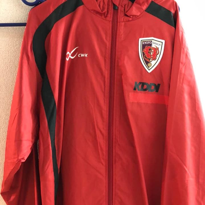 京都サンガF.C CW-X ジャケット Lサイズ 赤黒 京都サンガ CW-X ピステ