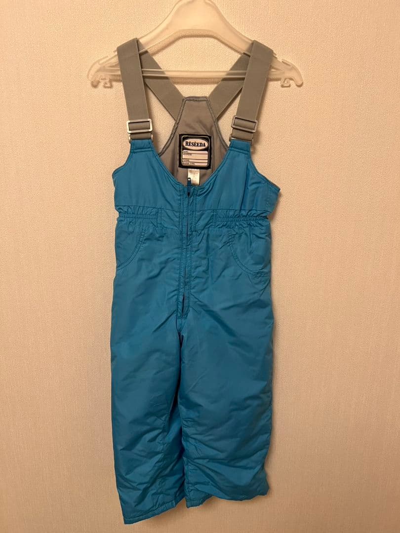 子ども用スノーウェアセット ピンク、青