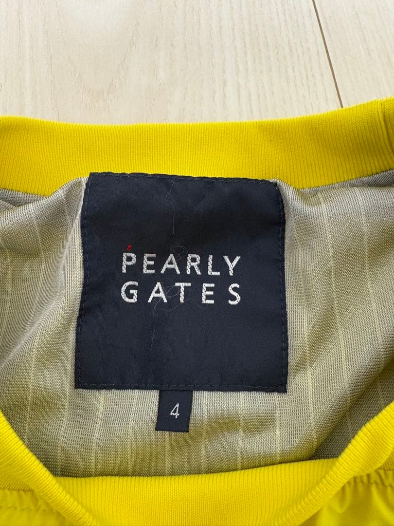 PEARLY A ジャケット イエロー ネイビー