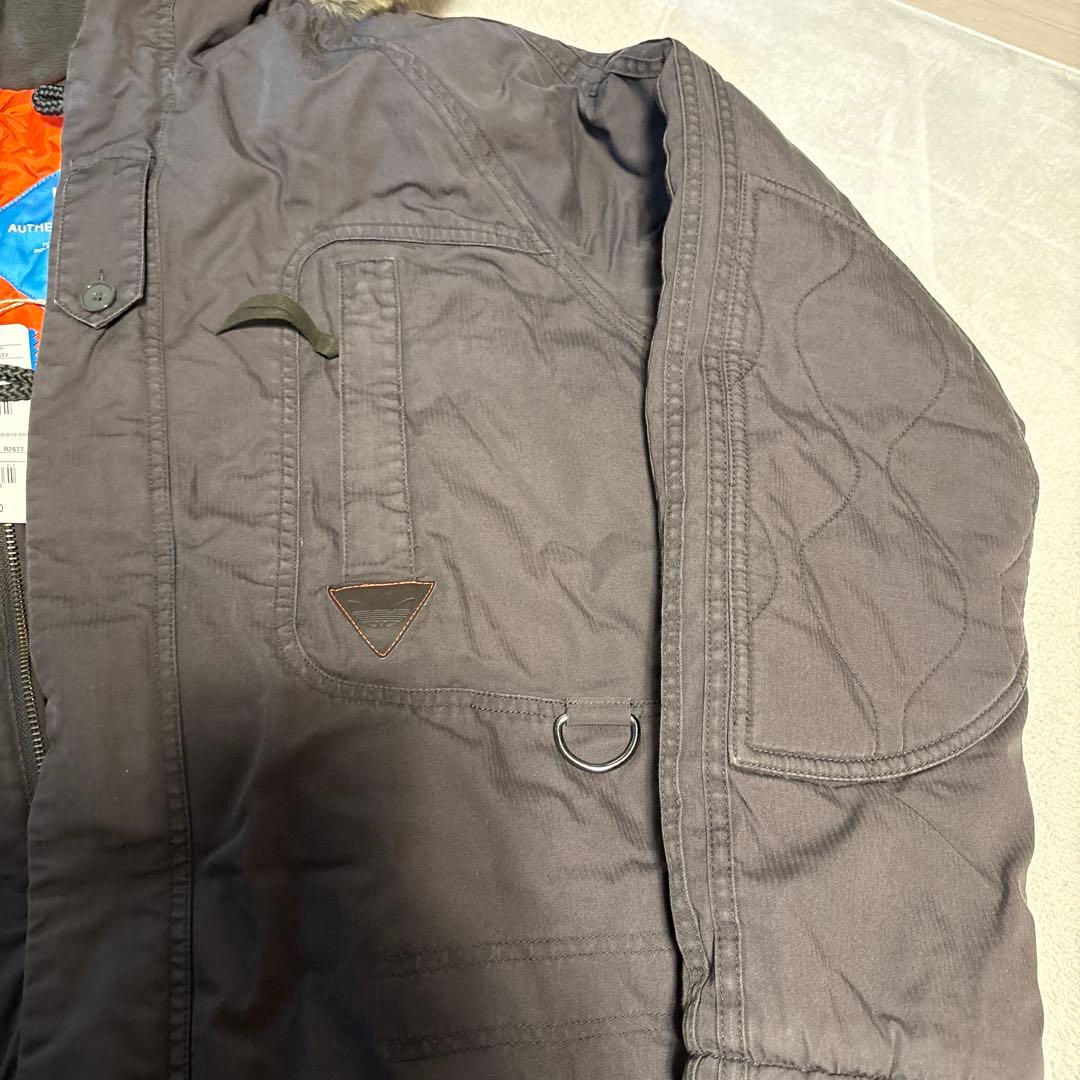 【新品未使用】　adidas 中綿 モッズコート カーキXL