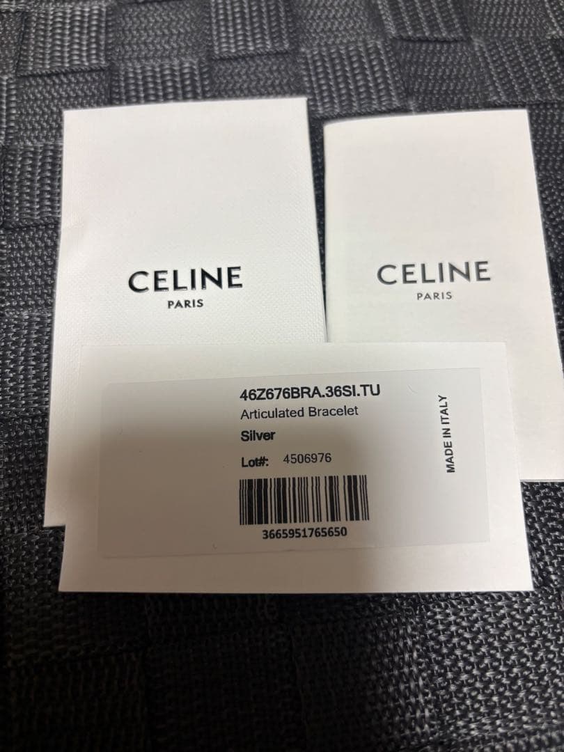 CELINE シルバーブレスレット