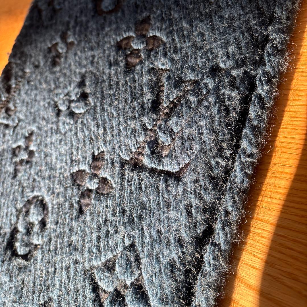 LOUIS VUITTON ダークブルー ネイビー　マフラー