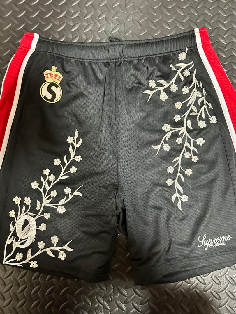 ウェア Supreme Floral Soccer Short \"Black\"M