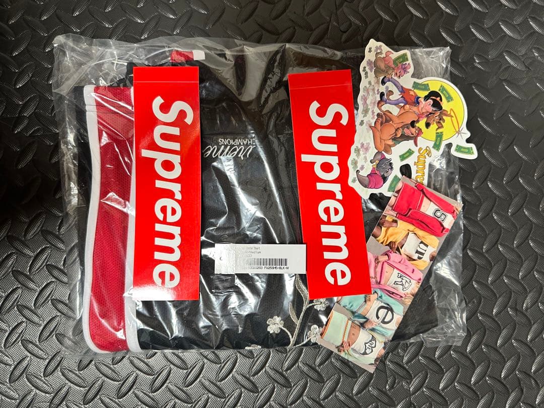 ウェア Supreme Floral Soccer Short \"Black\"M