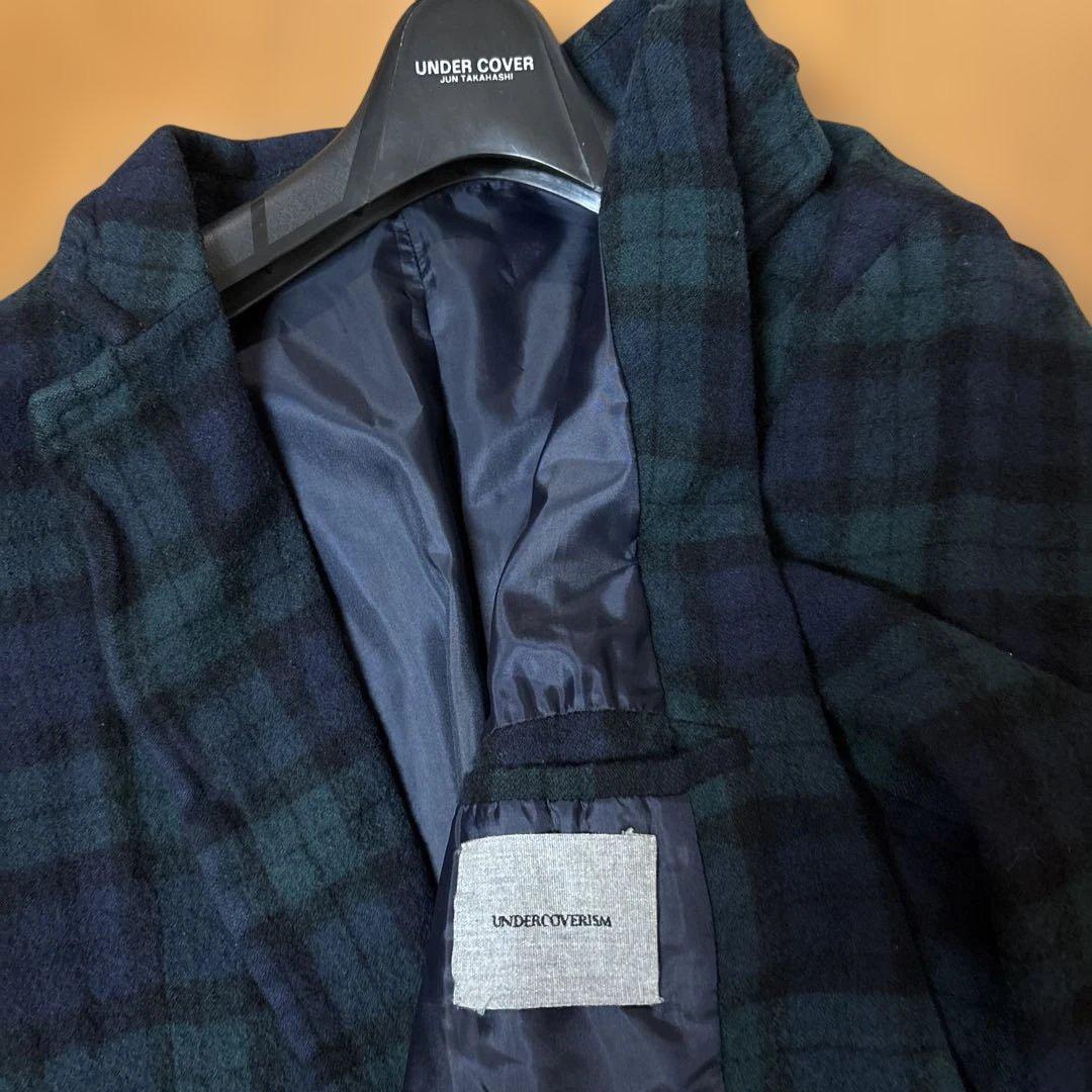 UNDERCOVERISMアンダーカバイズムのチェックコート12aw
