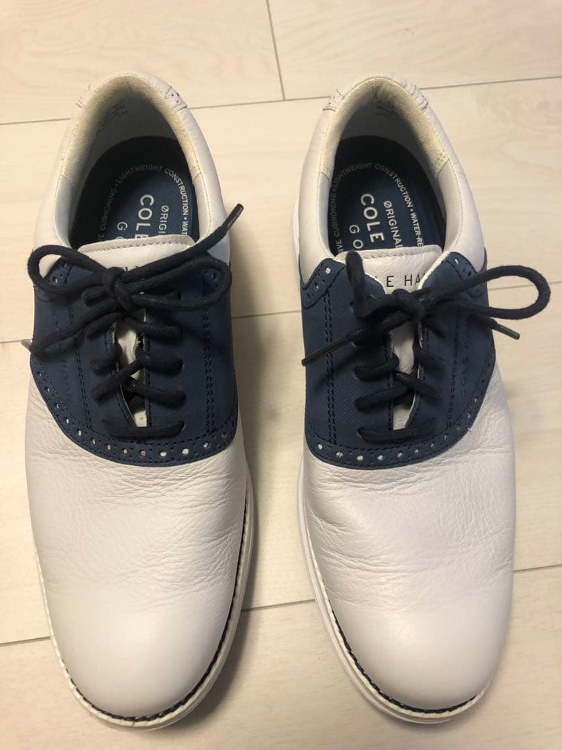 Cole Haan ゴルフシューズ ホワイト/ネイビー