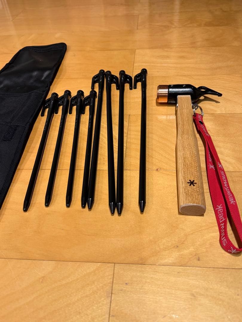 スノーピーク タープ・ヘキサ(M)、ペグハンマーPRO C