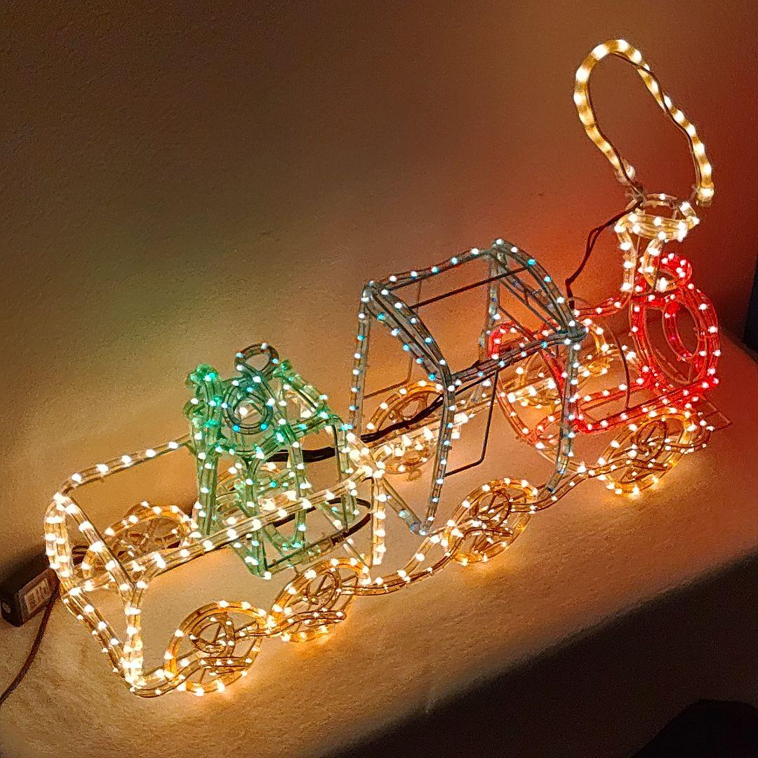 イルミネーション モチーフライト 機関車 クリスマスライト - メルカリ