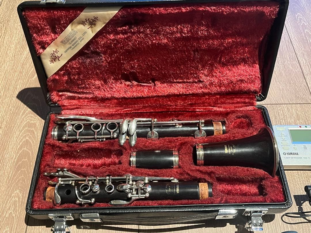 YAMAHA B♭クラリネット YCL-650F ＋ チューナー・メンテ品他