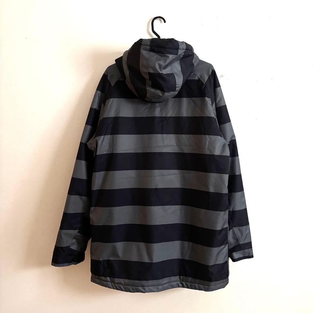 【美品】 VAXPOT スノボ ウェア 上下 XL 黒 × グレー ボーダー