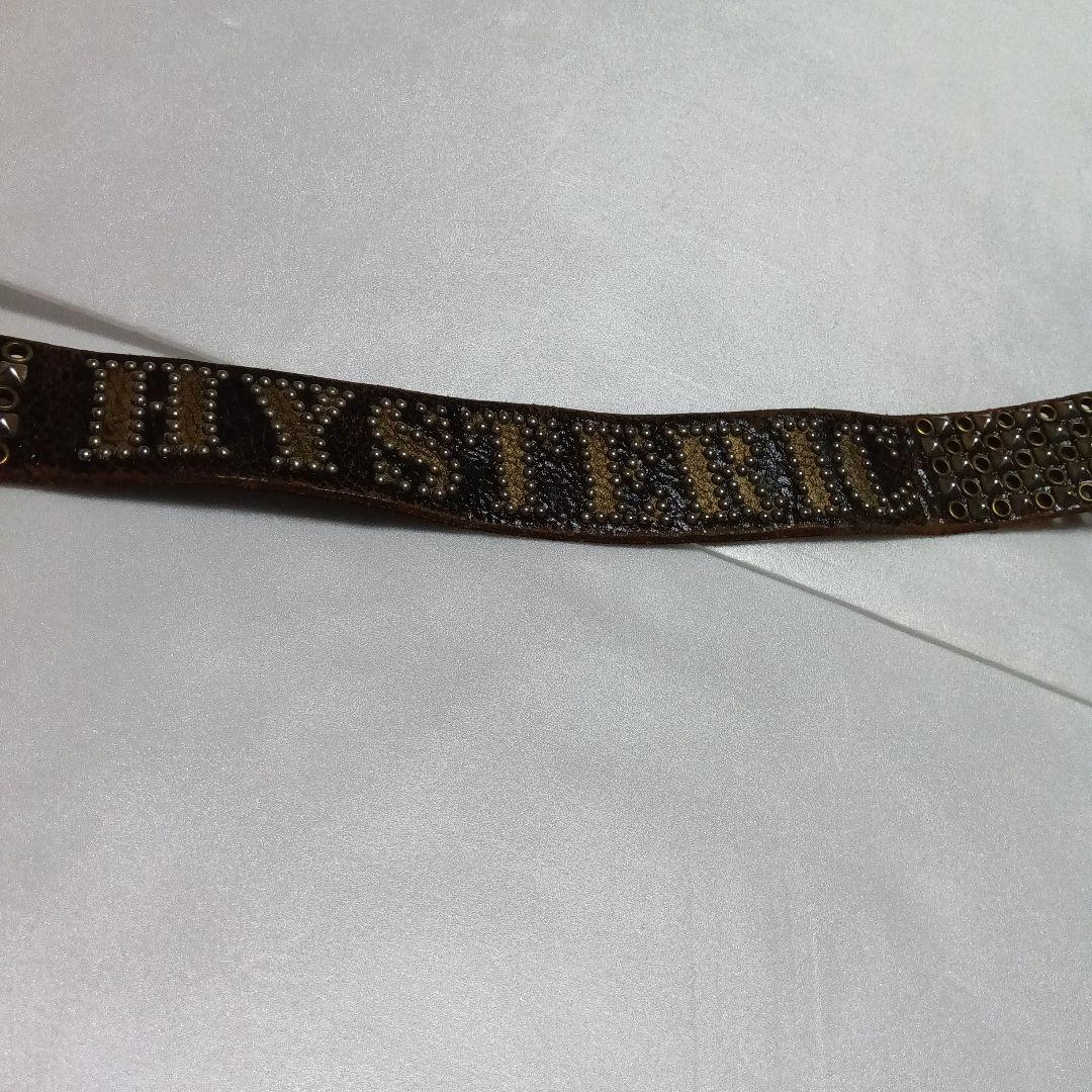 s*)様 美品✨️ ヒステリックグラマー ×バルタザール スタッズベルト コラボ