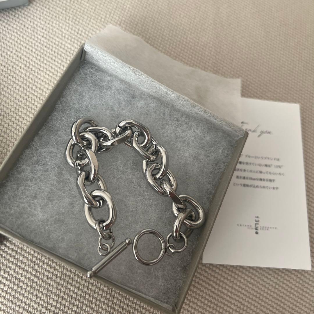 新品】13Lue シルバーチェーンブレスレット - メルカリ