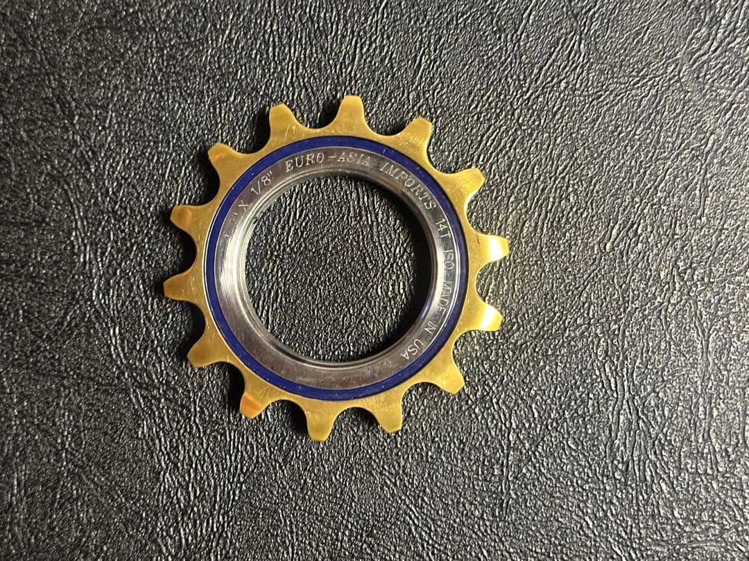 パーツ *EURO ASIA* gold medal pro track cog 14T