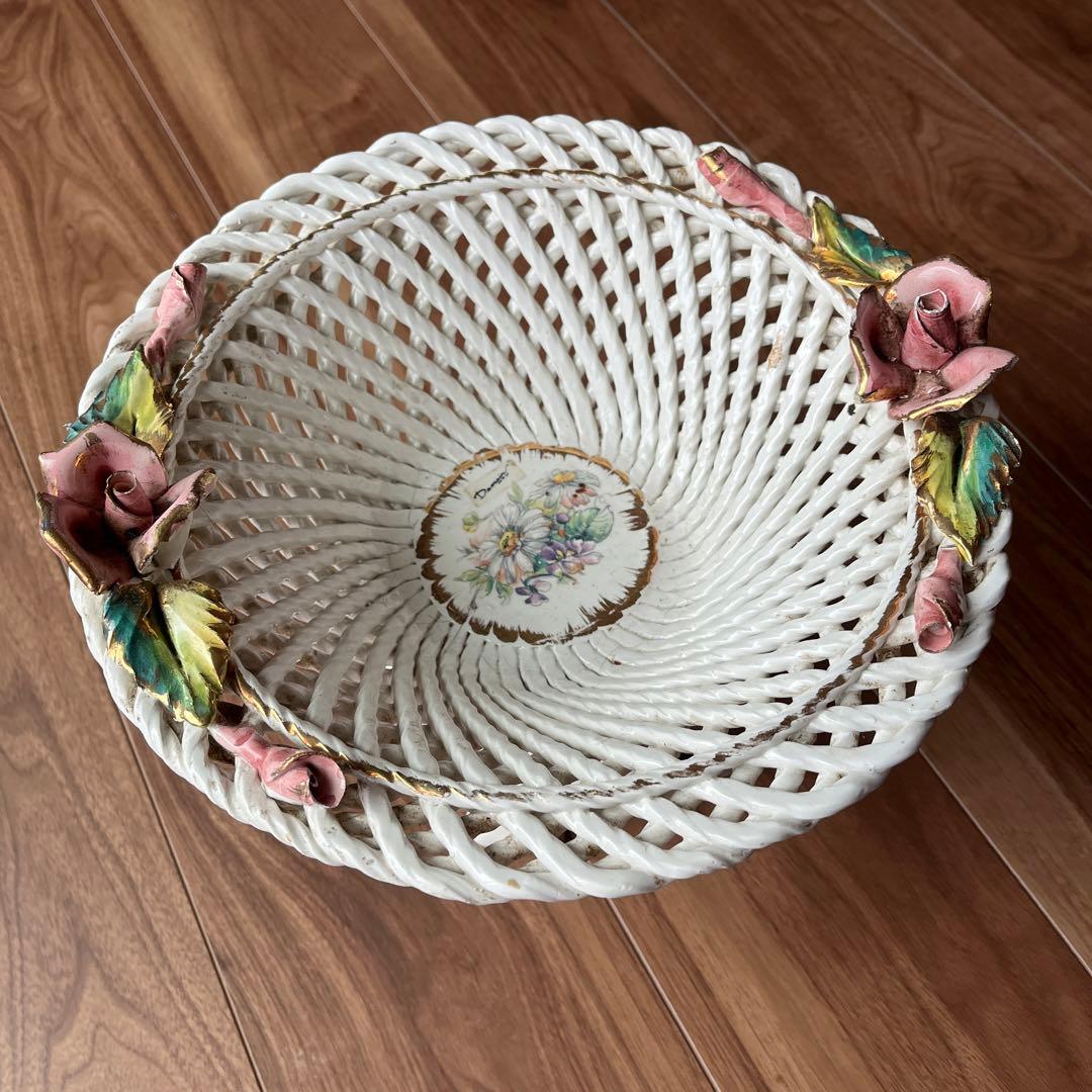 陶器製 フルーツバスケット イタリア - メルカリ