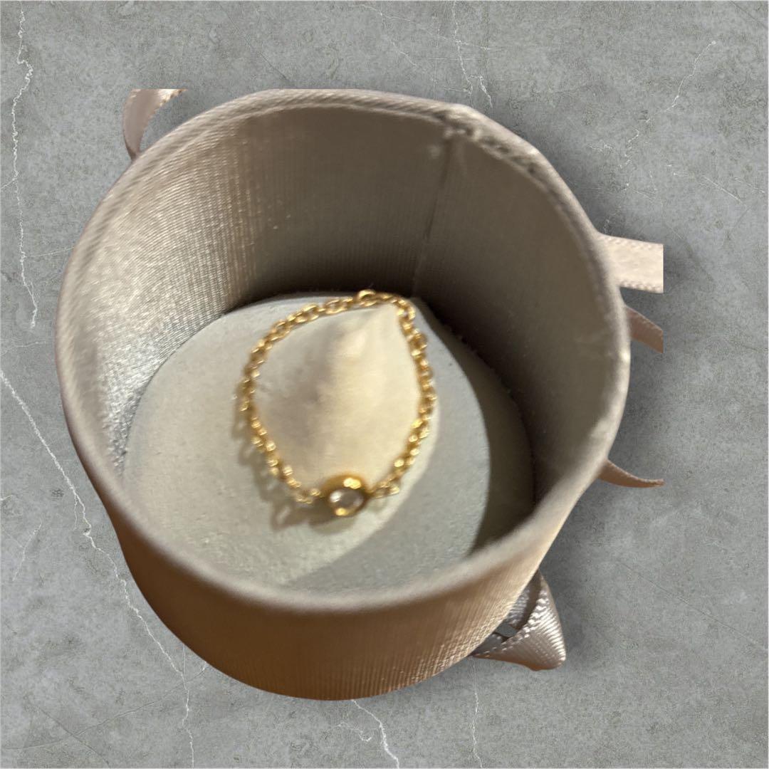 希少 廃盤】Dior mimioui ミミウィ K18YGダイヤチェーンリング - メルカリ