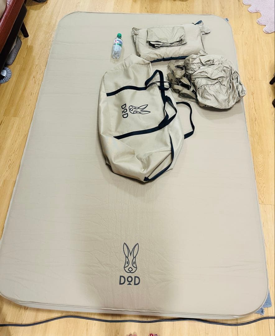 「ソトネノキワミ L」美品/DODキャンプマット 使用5回／室内遊びにも◎