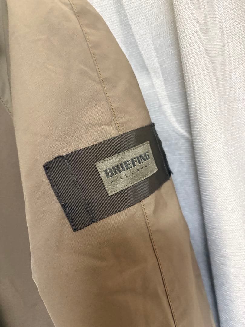 BRIEFING ナノユニバース 別注 ステンカラーコート カーキ