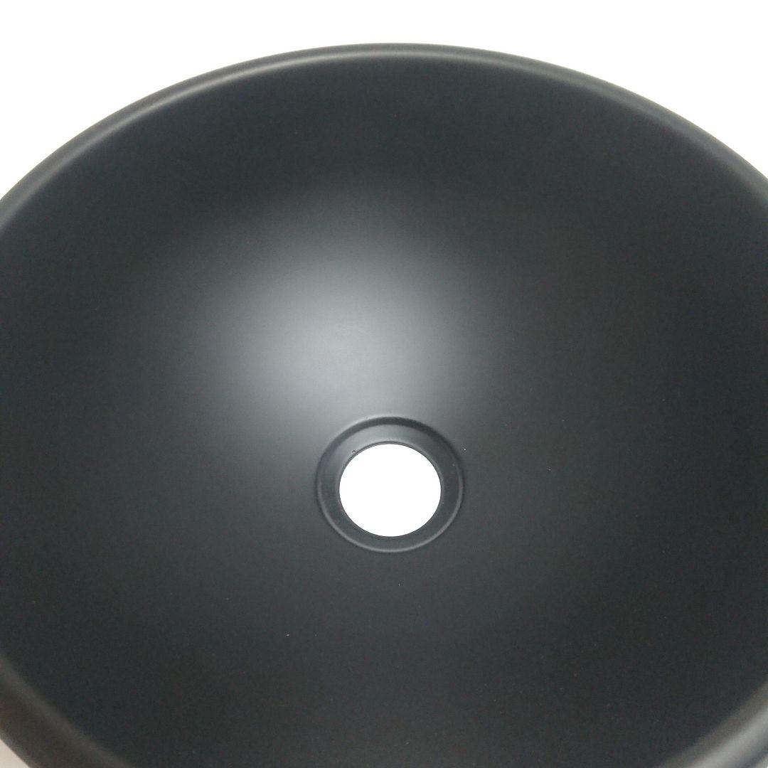 洗面ボウル ステンレス 黒 手洗い器銀色の排水栓セット