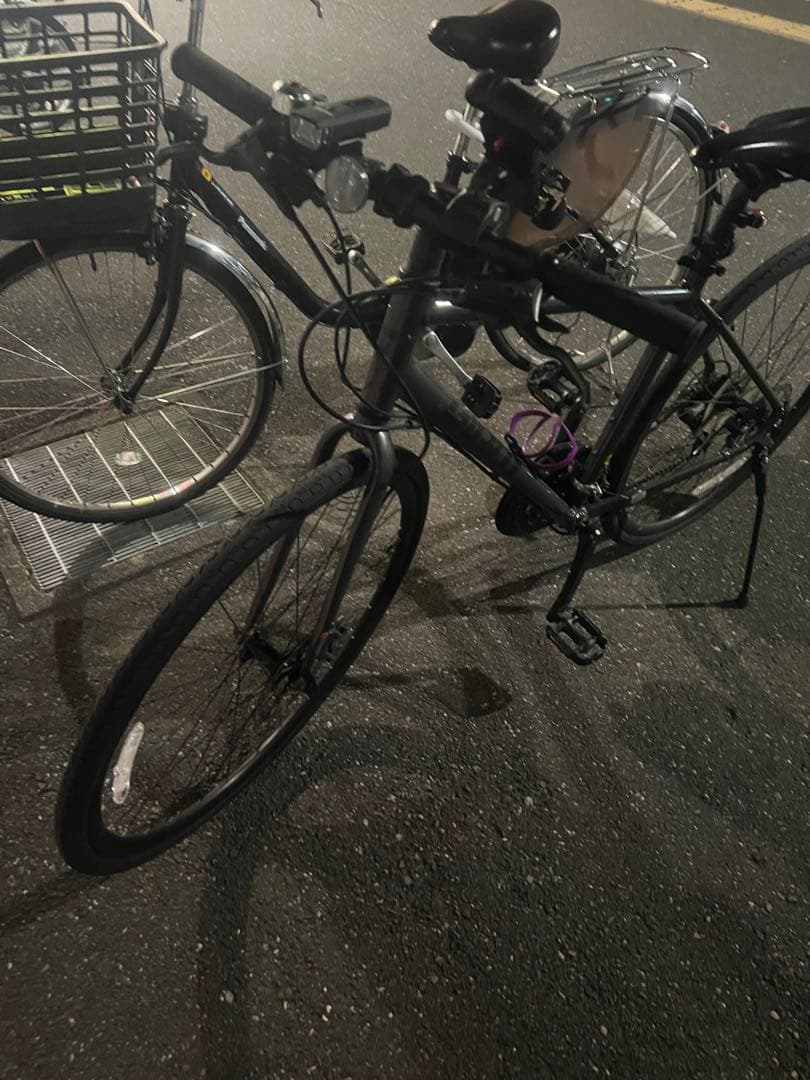 スポーツバイク ブラック ディスクブレーキ