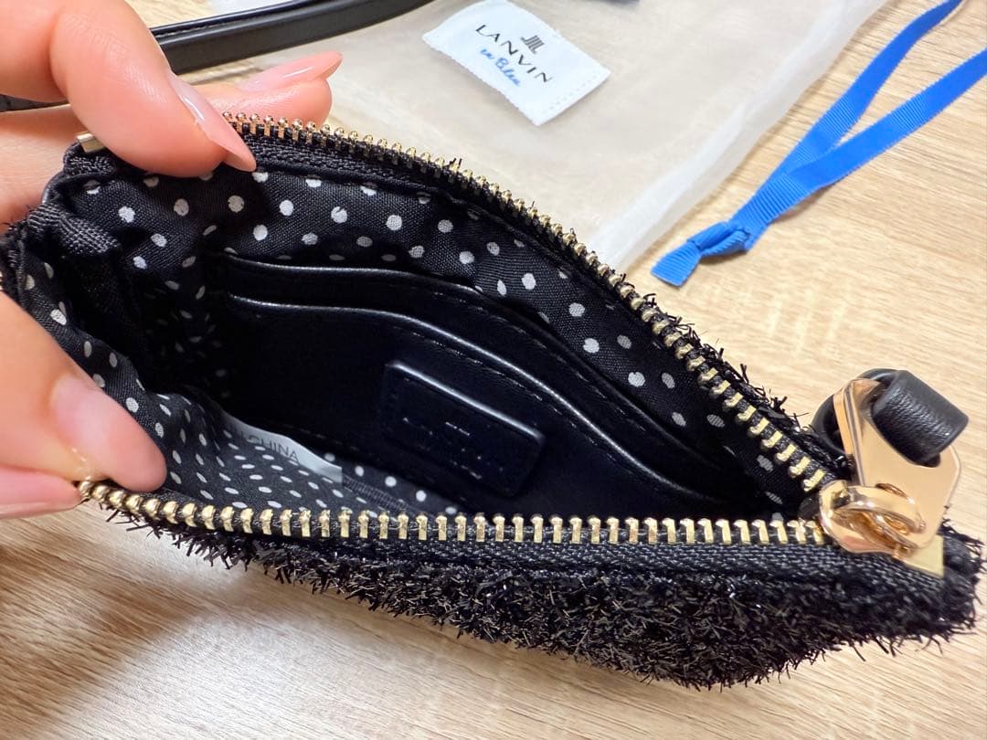 ランバン オンブルー ジュエル ポーチ＆ストラップ / JAL機内販売限定