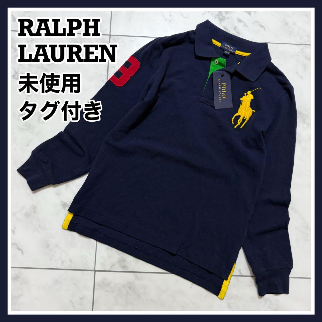 ラルフローレン RALPH LAUREN ポロシャツ ビッグポニー 長袖 刺繍