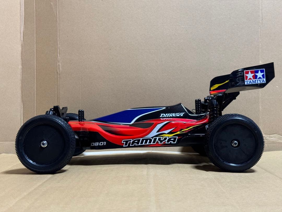 新品出来立て！タミヤDB01ドゥルガ モーター・オプション少々装着車