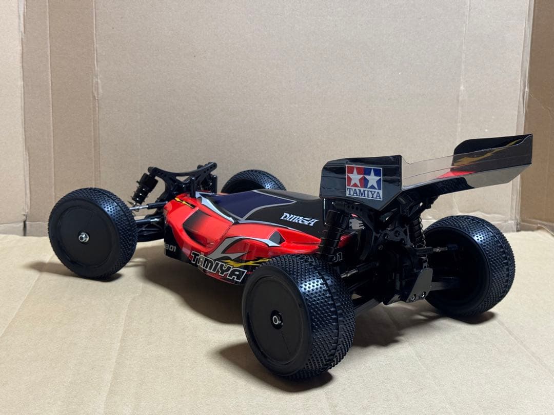 新品出来立て！タミヤDB01ドゥルガ モーター・オプション少々装着車