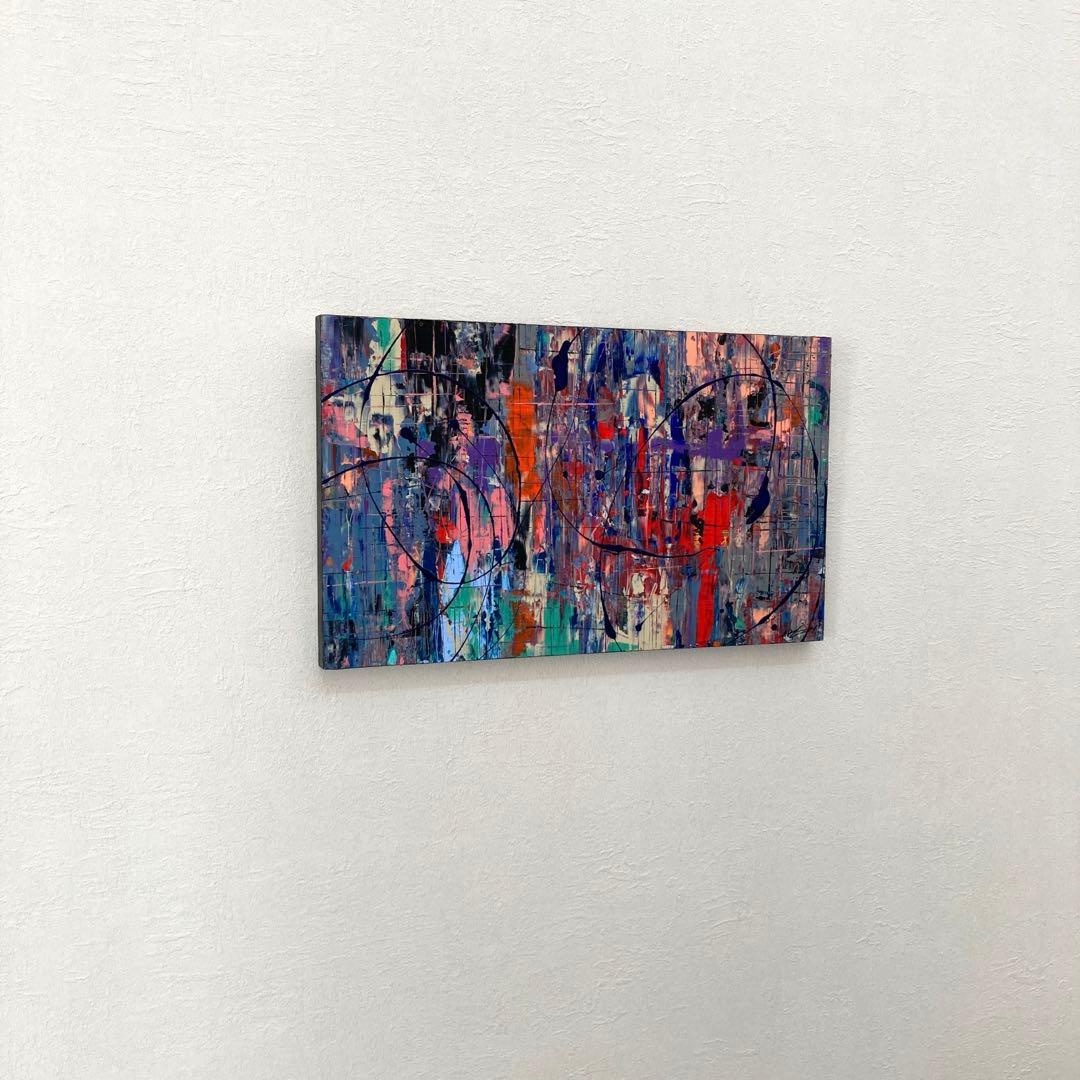 モダン インテリア アートパネル 絵画 抽象画 クール 現代アート 原画
