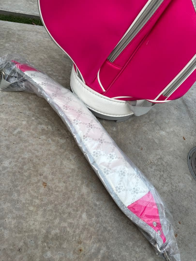 TourStage キャディバッグ ホワイト/ピンク