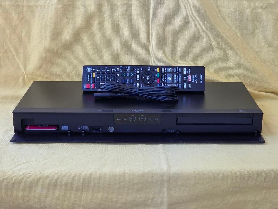 SHARP AQUOS BDレコーダー 2B-C05BW1 2019年製 整備品