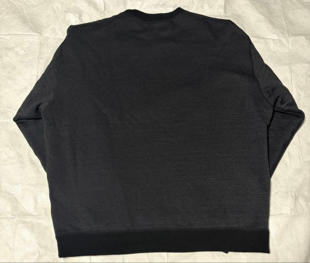 HERENESS FLUFFY WOOL SWEAT インクブラックL
