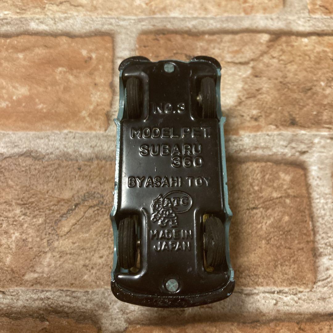 アサヒ MODELPET No.3 モデルペット スバル 360 1/36 青色