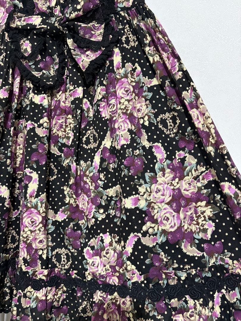 BABY シュガーブーケ 〜永遠の乙女の憧れ〜柄 ワンピース ネックレスセット