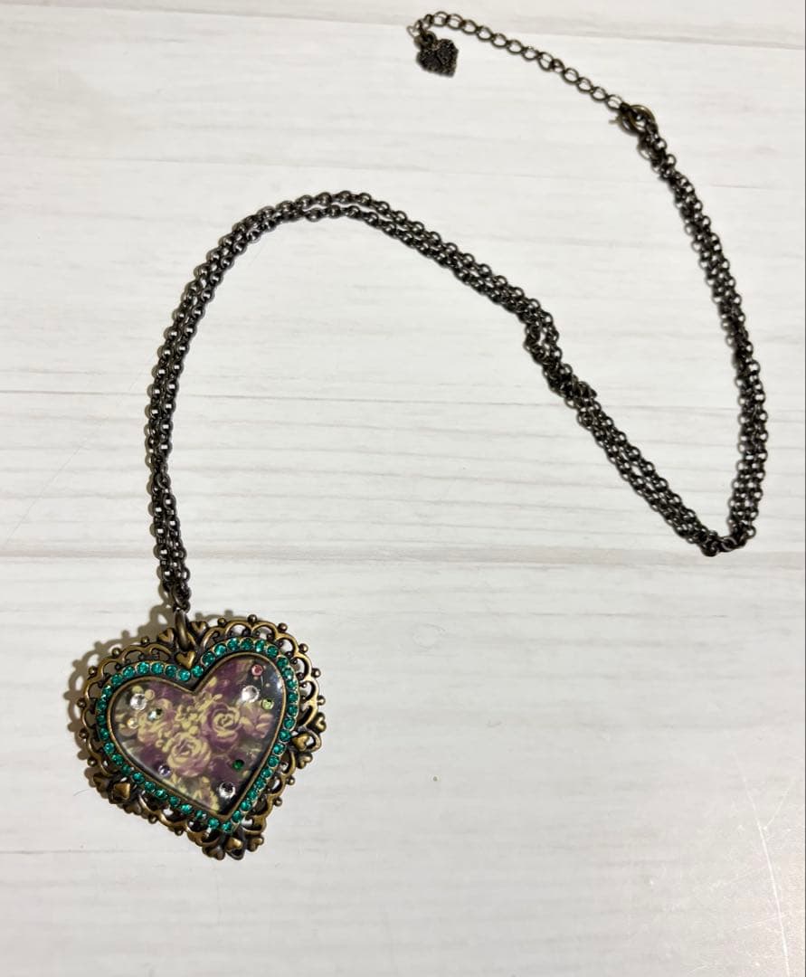 BABY シュガーブーケ 〜永遠の乙女の憧れ〜柄 ワンピース ネックレスセット