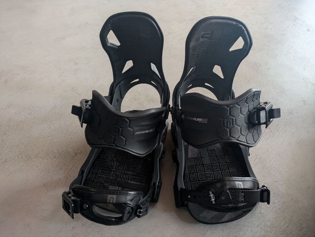 Now select ビンディング Mサイズ ブラック Amazon | Now Bindings パイロット スノーボードビンディング ブラック