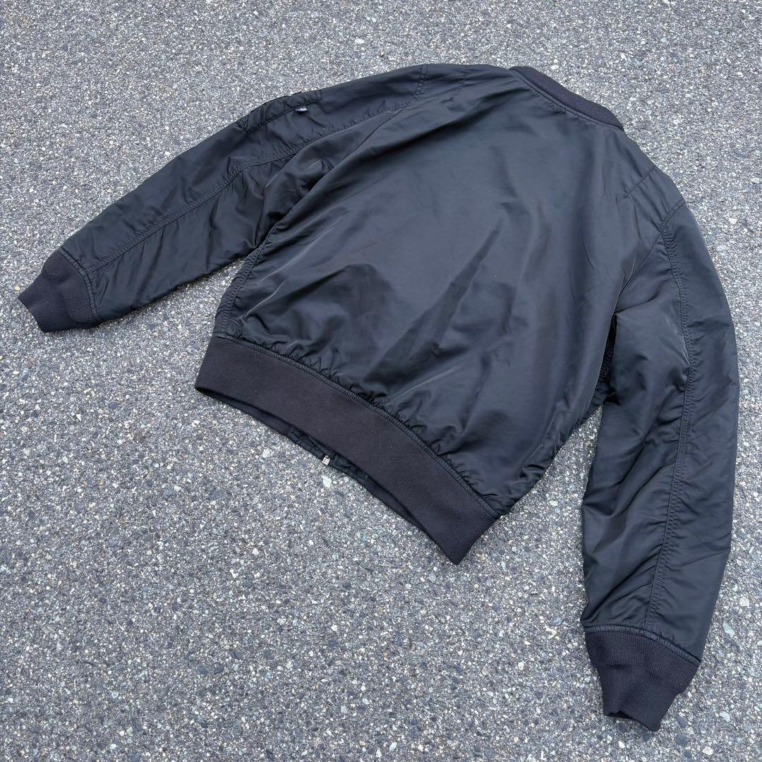 00s ALPHA ma-1 ブラック フライトジャケット ヴィンテージ L