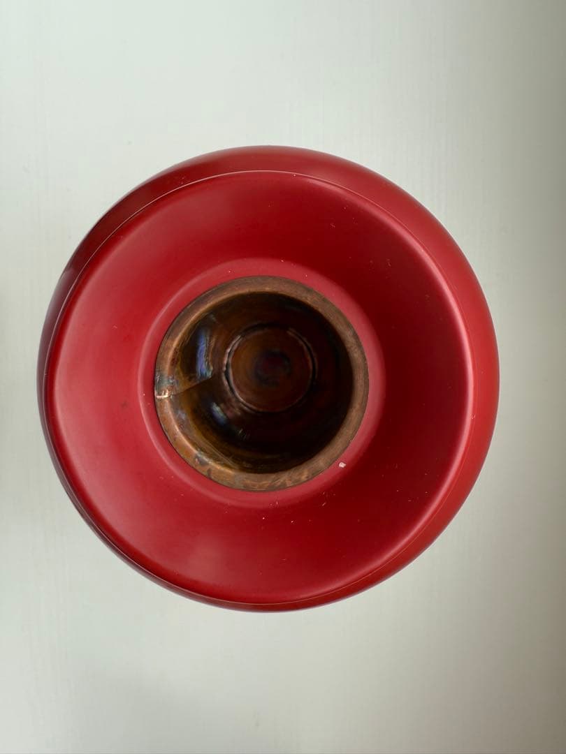 村上木彫堆朱　泉山作　堆朱　尺花瓶　花鳥　花器　新品未使用