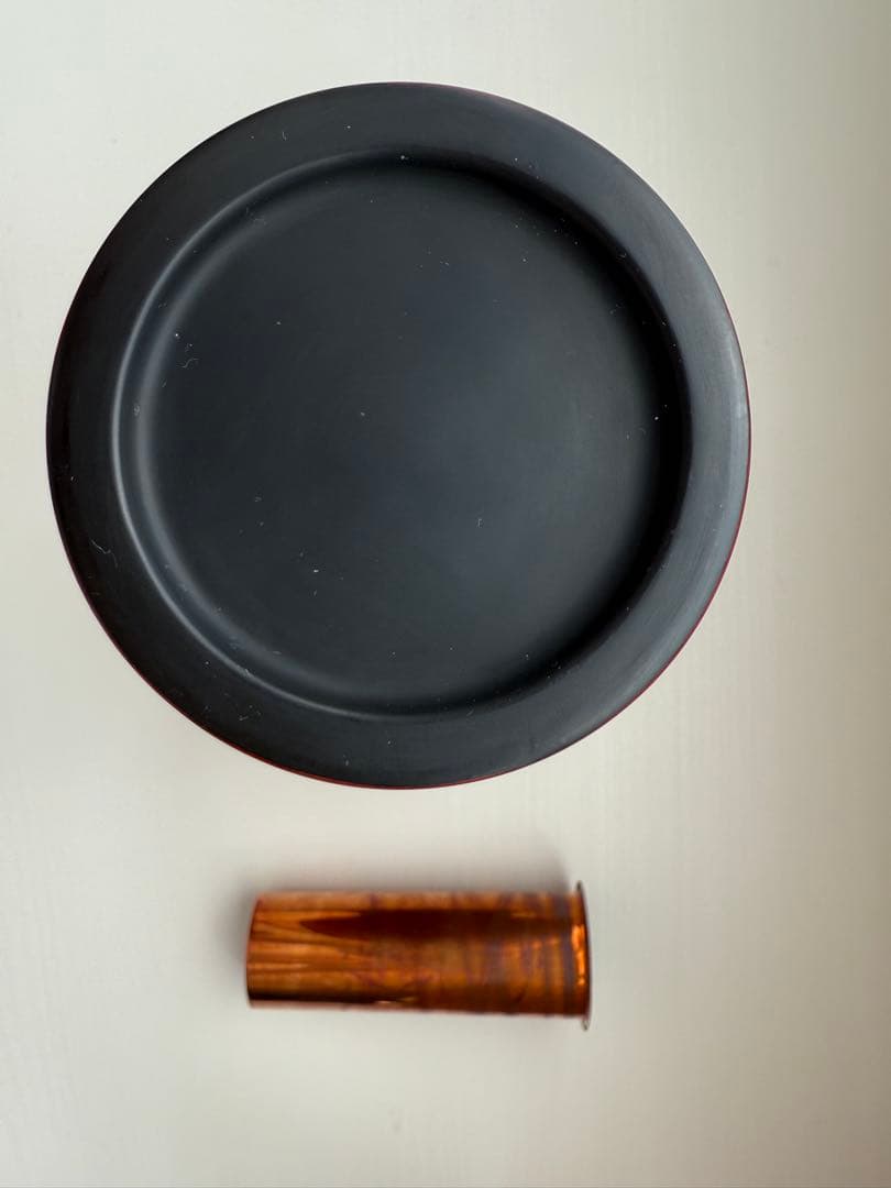 村上木彫堆朱　泉山作　堆朱　尺花瓶　花鳥　花器　新品未使用