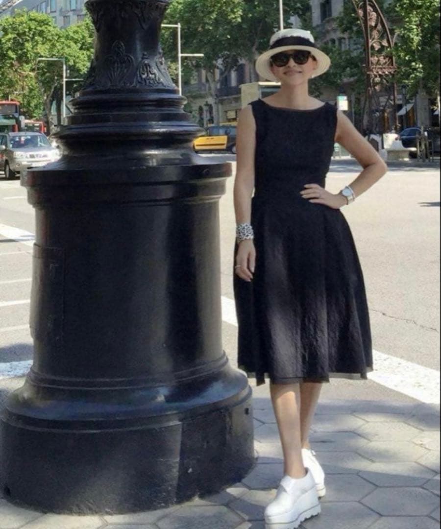 極美品✨デイジーリンフォクシー 10万 ワッフルレディ ジャガードドレス 白