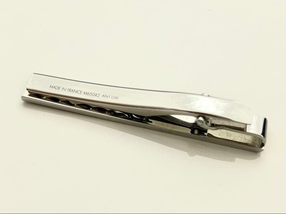 美品 LOUIS VUITTON ネクタイピン M65042 シルバー ヴィトン