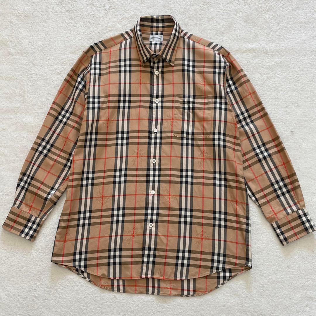 BURBERRYS 長袖シャツ ノバチェック シャドーホース 目黒蓮さん着用 L
