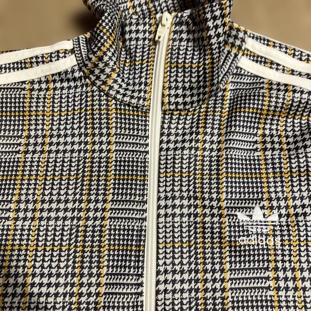 【 希少 】adidas 千鳥柄 タータンチェック トラックジャケット
