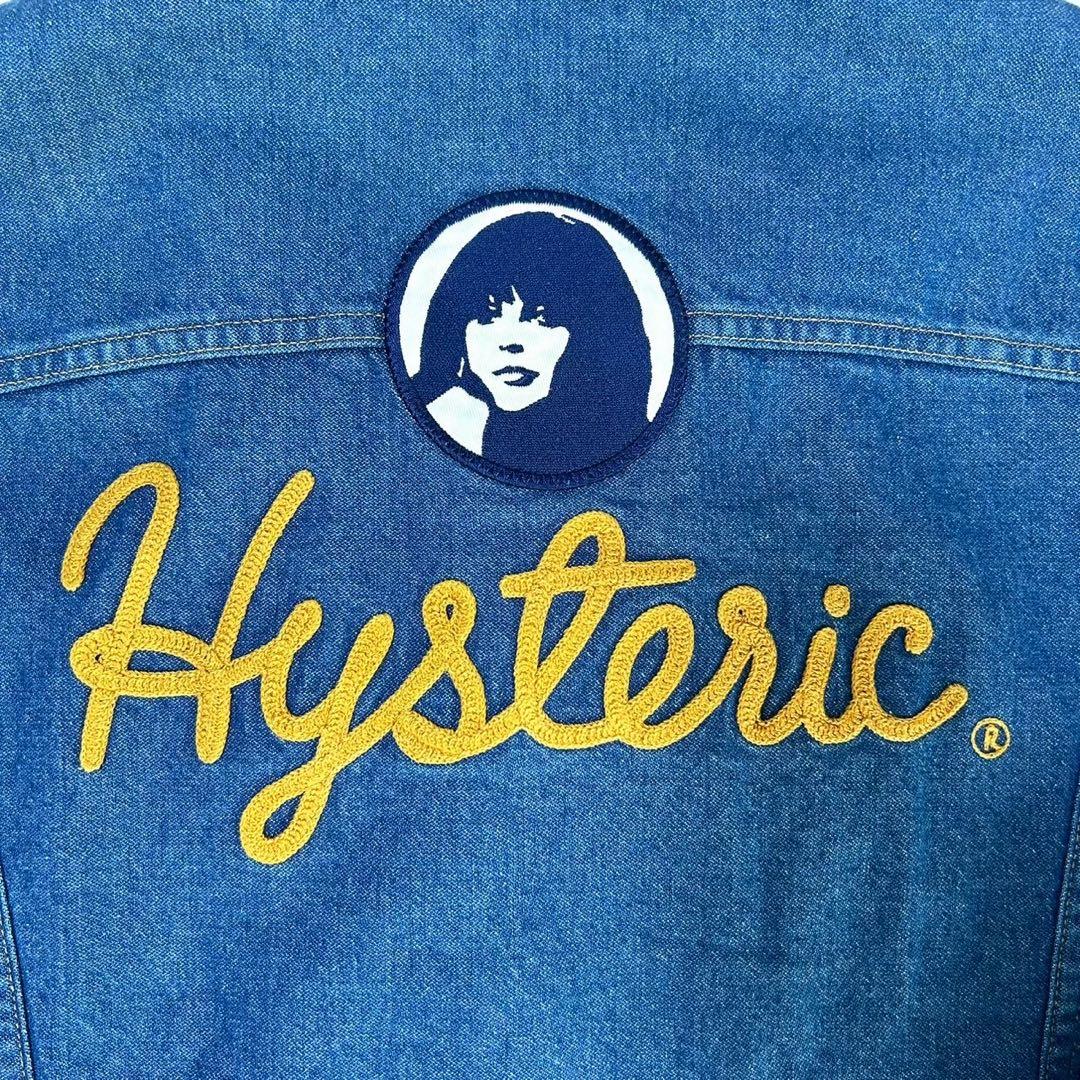 HYSTERIC GLAMOUR ヒステリックグラマー ボアデニムジャケット L