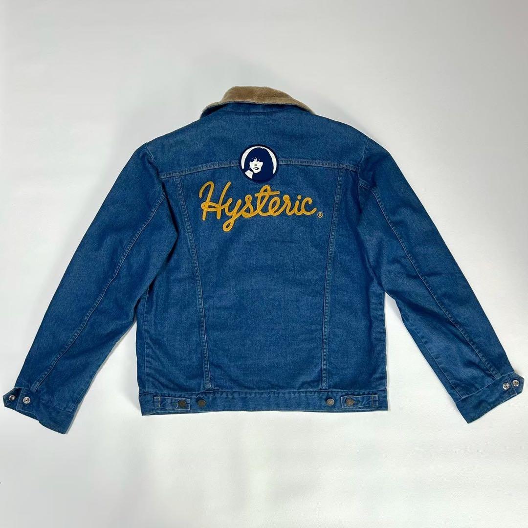 HYSTERIC GLAMOUR ヒステリックグラマー ボアデニムジャケット L