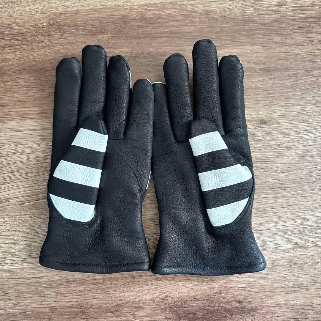 未使用 NEIGHBORHOOD バイク用レザーグローブ ストライプ - メルカリ