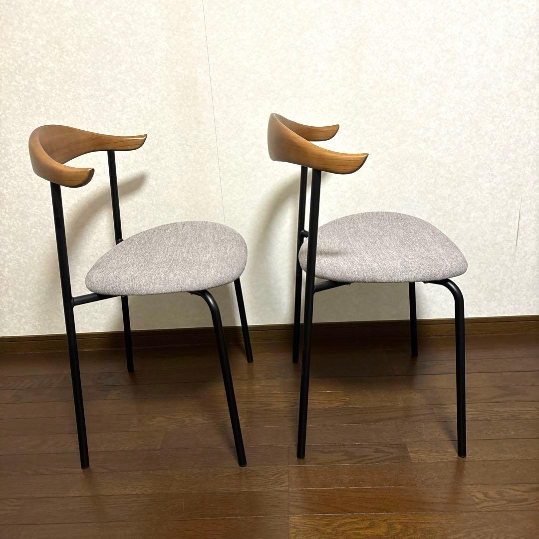 【美品】① クラッシュゲート アトム チェア ２脚セット