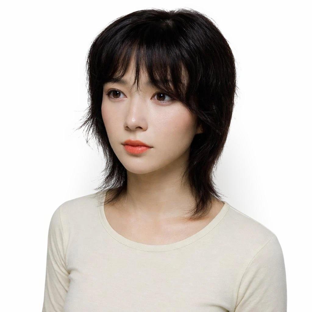 高品質】人毛 総手植え ウィッグ ミディアム M〜L シルク肌 医療用OK