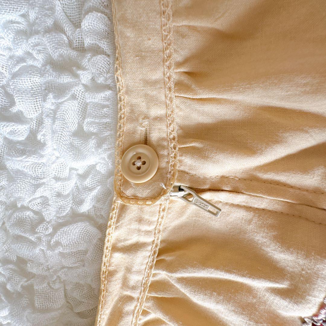 PINK HOUSE ピンクハウス ブーケ刺繍 花柄 リボン チェック フリル