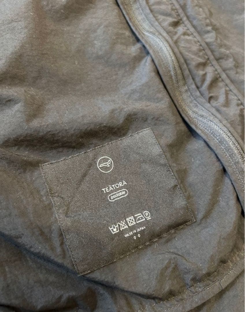 ジャケット・アウター TEATORA Time Adapter Packable Black 2