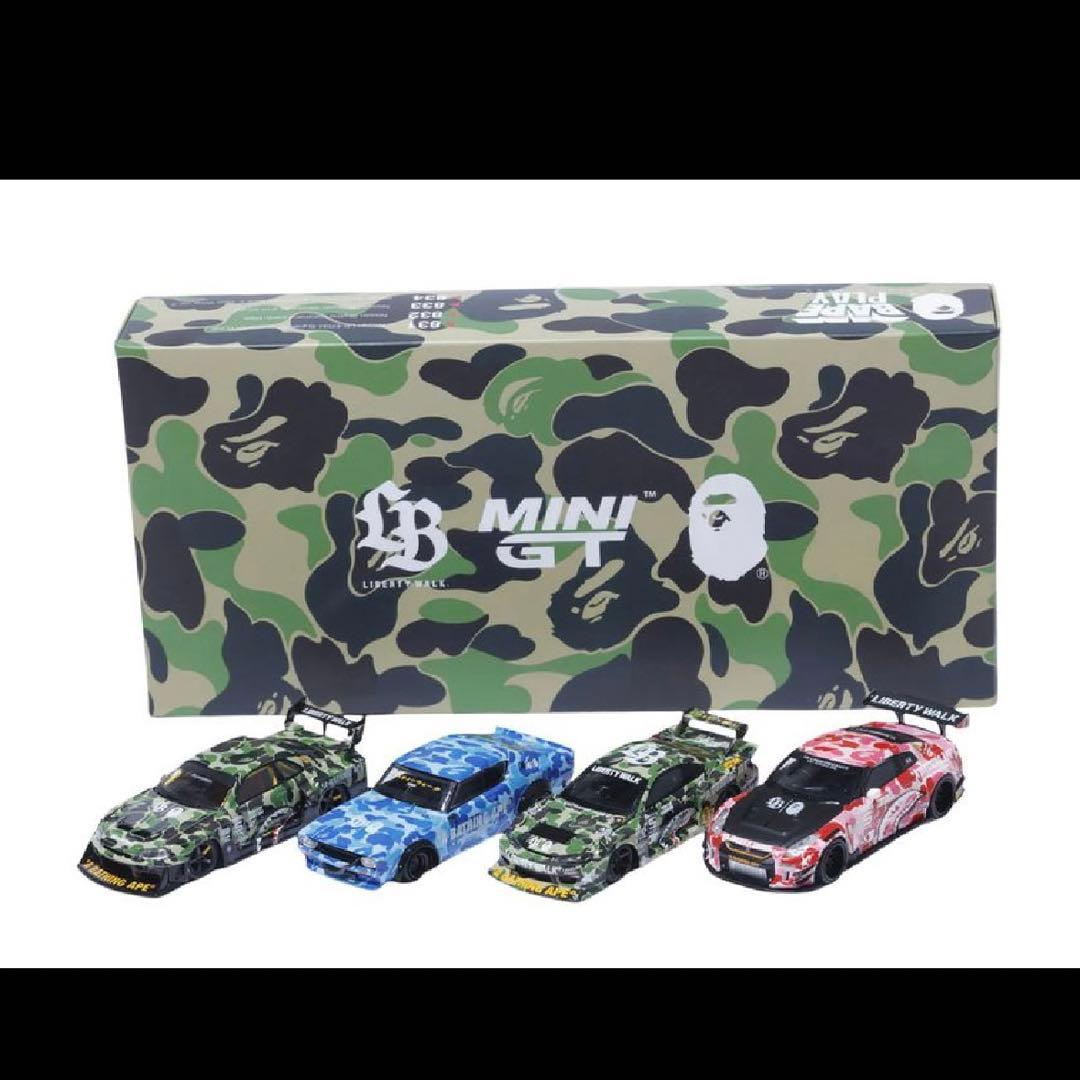 MINIGT BAPE × LBWK NISSAN 1/64 4PCS SET